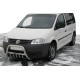 Кенгурятник WT003 (нерж) 50мм, без напису для Volkswagen Caddy 2004-2010 рр