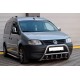Кенгурятник WT003 (нерж) 50мм, без напису для Volkswagen Caddy 2004-2010 рр