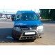 Кенгурятник WT003 (нерж) 50мм, без напису для Volkswagen Caddy 2004-2010 рр
