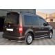 Бічні труби BB001 (2 шт., нерж) d60, Maxi база для Volkswagen Caddy 2004-2010 рр