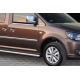 Бічні труби BB001 (2 шт., нерж) d60, Maxi база для Volkswagen Caddy 2010-2015 рр