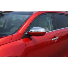 Накладки на дзеркала (2 шт., нерж.) для Kia Sportage 2010-2015 рр