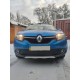 Зимова нижня накладка на решітку (2013-2015) Глянцева для Renault Logan II рр