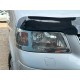 Накладки на передние фары (2 шт, нерж) Carmos - турецкая сталь для Volkswagen T5 Transporter 2003-2010 гг