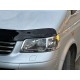 Накладки на передние фары (2 шт, нерж) Carmos - турецкая сталь для Volkswagen T5 Transporter 2003-2010 гг