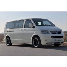 Повна окантовка вікон (14 частин, нерж) 2 бокових дверей, Довга база для Volkswagen T5 Transporter 2003-2010 рр