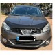 Окантовка противотуманок с углублением (2 шт, пласт) для Nissan Qashqai 2010-2014 гг