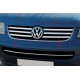 Накладки на решітку (6 шт, нерж) Carmos - Турецька сталь для Volkswagen T5 Caravelle 2004-2010 рр