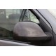 Накладки на зеркала (2 шт, карбон) Покрытие под карбон для Volkswagen T5 2010-2015 гг