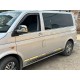 Передня окантовка вікон (2 шт., нерж) OmsaLine - Італійська нержавійка для Volkswagen T5 2010-2015 рр