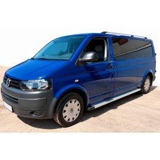 Боковые Подножки Maya V2 (2 шт., Алюминий) Длинная База для Volkswagen T5 2010-2015 гг