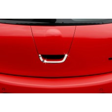 Накладка на задню ручку (нерж.) OmsaLine - Італійська нержавійка для Opel Astra J 2009-2015 рр