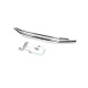 Передняя защита ST017 (нерж) 60 на 42 мм для Volkswagen Amarok 2010-2022 гг