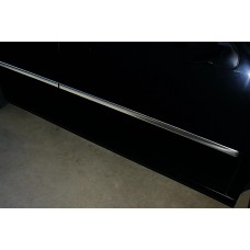 Молдинг дверной (4 шт, нерж) Carmos - Турецкая сталь для Volkswagen Golf 4