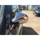 Накладки на дзеркала (2 шт., нерж) Carmos - Турецька сталь для Volkswagen Passat B6 2006-2012рр