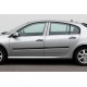 Молдинг дверних стійок (4 шт, нерж.) для Renault Laguna 2007-2015 рр