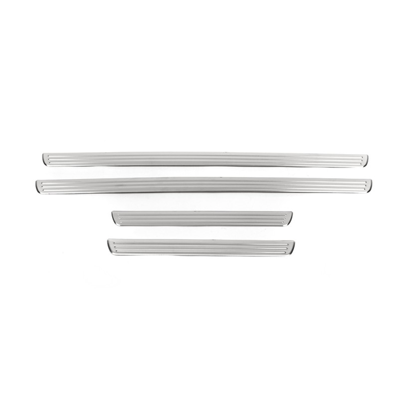 Накладки на внутрішні пороги Carmos (4 шт, нерж) для Volkswagen Passat B8 2015-2023 рр
