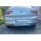 Накладки імітація глушника SD/SW (2015-2018, 2 шт, нерж) Carmos - Турецька сталь для Volkswagen Passat B8 рр