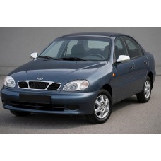 Накладки на дзеркала (2 шт) Полірована нержавіюча сталь для Daewoo Lanos 1998-2017 рр