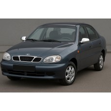 Накладки на дзеркала (2 шт) Полірована нержавіюча сталь для Daewoo Lanos 1998-2017 рр
