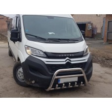 Передня дуга WT003 (нерж.) для Citroen Jumper 2007-2025 рр