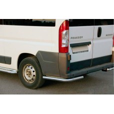 Задние уголки AK003 (2 шт., нержавейка) для Peugeot Boxer 2006-2025 гг