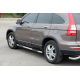 Боковые трубы BB002 (2 шт., нержавейка) для Honda CRV 2012-2016 гг