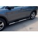 Боковые трубы BB002 (2 шт., нержавейка) для Honda CRV 2012-2016 гг