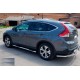 Боковые трубы BB002 (2 шт., нержавейка) для Honda CRV 2012-2016 гг