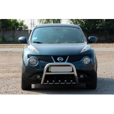 Кенгурятник QT012 (нерж) для Nissan Juke 2010-2019 рр