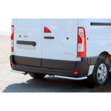 Задние уголки AK003 (2 шт., нержавейка) для Nissan NV400 2010-2024 гг