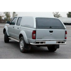 Задняя защита AK004 (нержавейка) для Nissan NP300 1999-2015 гг