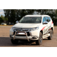 Передняя защита WT022 Нержавейка для Mitsubishi Pajero Sport 2015- гг