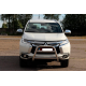 Передняя защита WT022 Нержавейка для Mitsubishi Pajero Sport 2015- гг