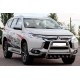 Кенгурятник WT008 (нерж) для Mitsubishi Pajero Sport 2015- рр