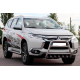 Передняя защита WT008 (нержавейка) для Mitsubishi Pajero Sport 2015- гг