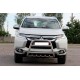 Кенгурятник WT008 (нерж) для Mitsubishi Pajero Sport 2015- рр