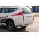 Задній захист AK005 (нерж) для Mitsubishi Pajero Sport 2015- рр