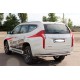 Задній захист AK005 (нерж) для Mitsubishi Pajero Sport 2015- рр