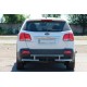 Задняя дуга AK002-2 (нержавейка) для Kia Sorento II XM 2009-2014 гг