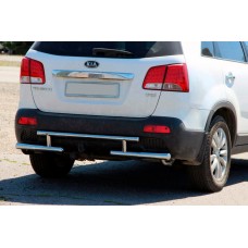 Задняя дуга AK002-2 (нержавейка) для Kia Sorento II XM 2009-2014 гг