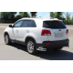 Задние двойные уголки AK003-Двойной (нержавейка) для Kia Sorento II XM 2009-2014 гг