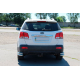 Задние двойные уголки AK003-Двойной (нержавейка) для Kia Sorento II XM 2009-2014 гг