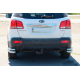 Задние двойные уголки AK003-Двойной (нержавейка) для Kia Sorento II XM 2009-2014 гг