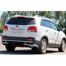 Задняя дуга AK003-2 (нержавейка) для Kia Sorento II XM 2009-2014 гг