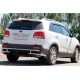 Задняя дуга AK003-2 (нержавейка) для Kia Sorento II XM 2009-2014 гг