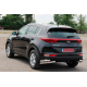 Задній захист куточки подвійні AK003-подвійний (нерж) для Kia Sportage 2015-2021 рр