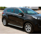 Боковые трубы BB001 (2 шт., нержавейка) для Kia Sportage 2015-2021 гг