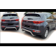 Задній захист AK007 (нерж) для Kia Sportage 2015-2021 рр