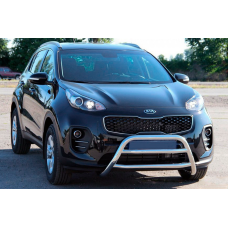 Кенгурятник WT023 (нерж) для Kia Sportage 2015-2021 рр